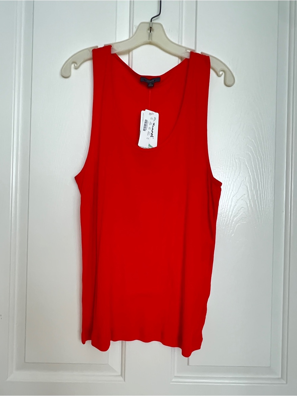 J. Crew Bright Red Scoop Neck Tank Top